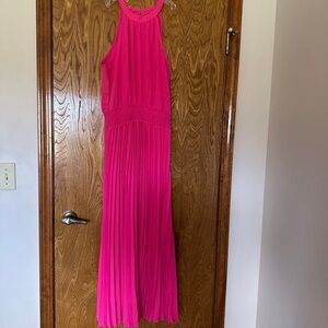 Elegant Pink Easter Sleeveless Dress‎ NWT 30” Waist